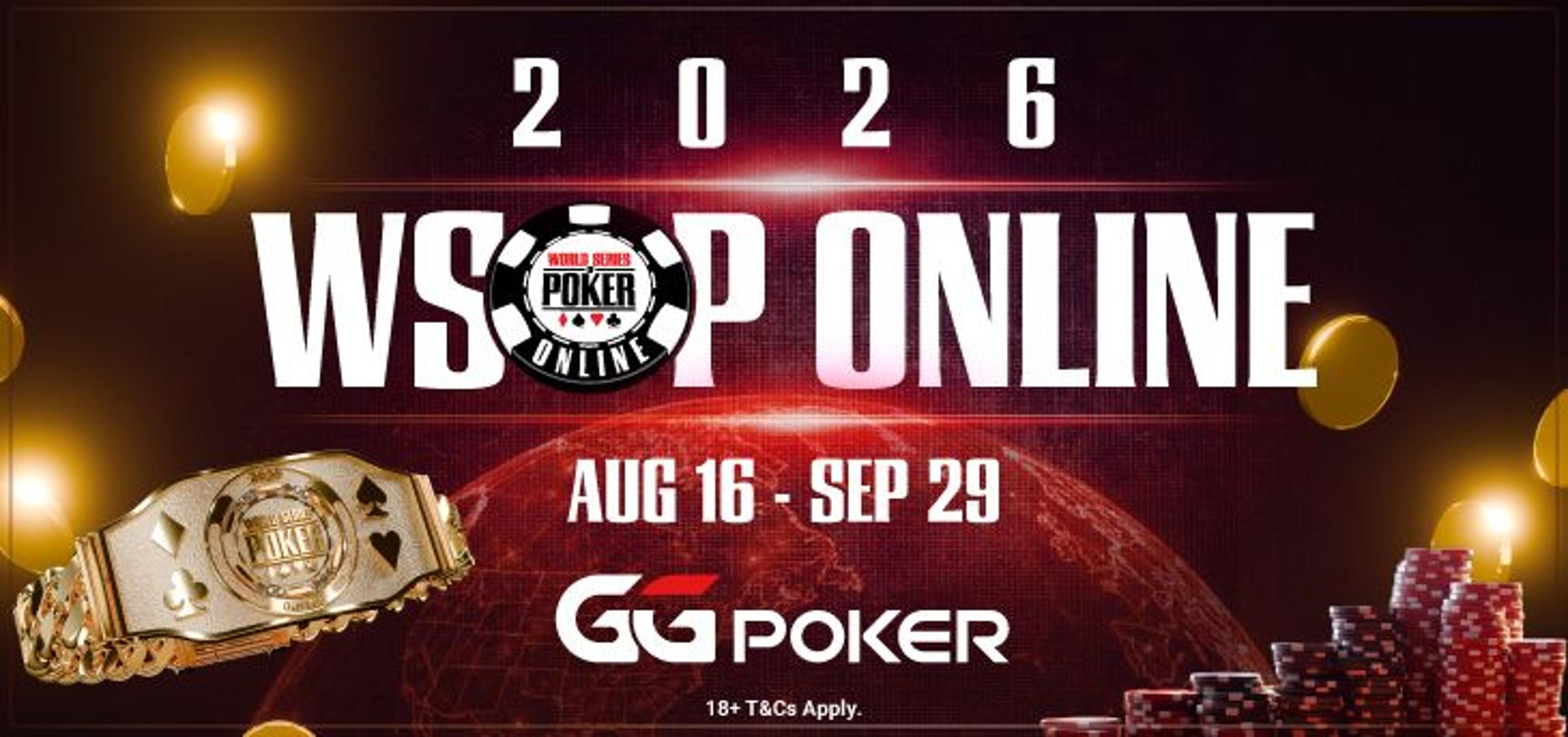 2026 WSOP Online Unveiled with $25M GTD Main Event