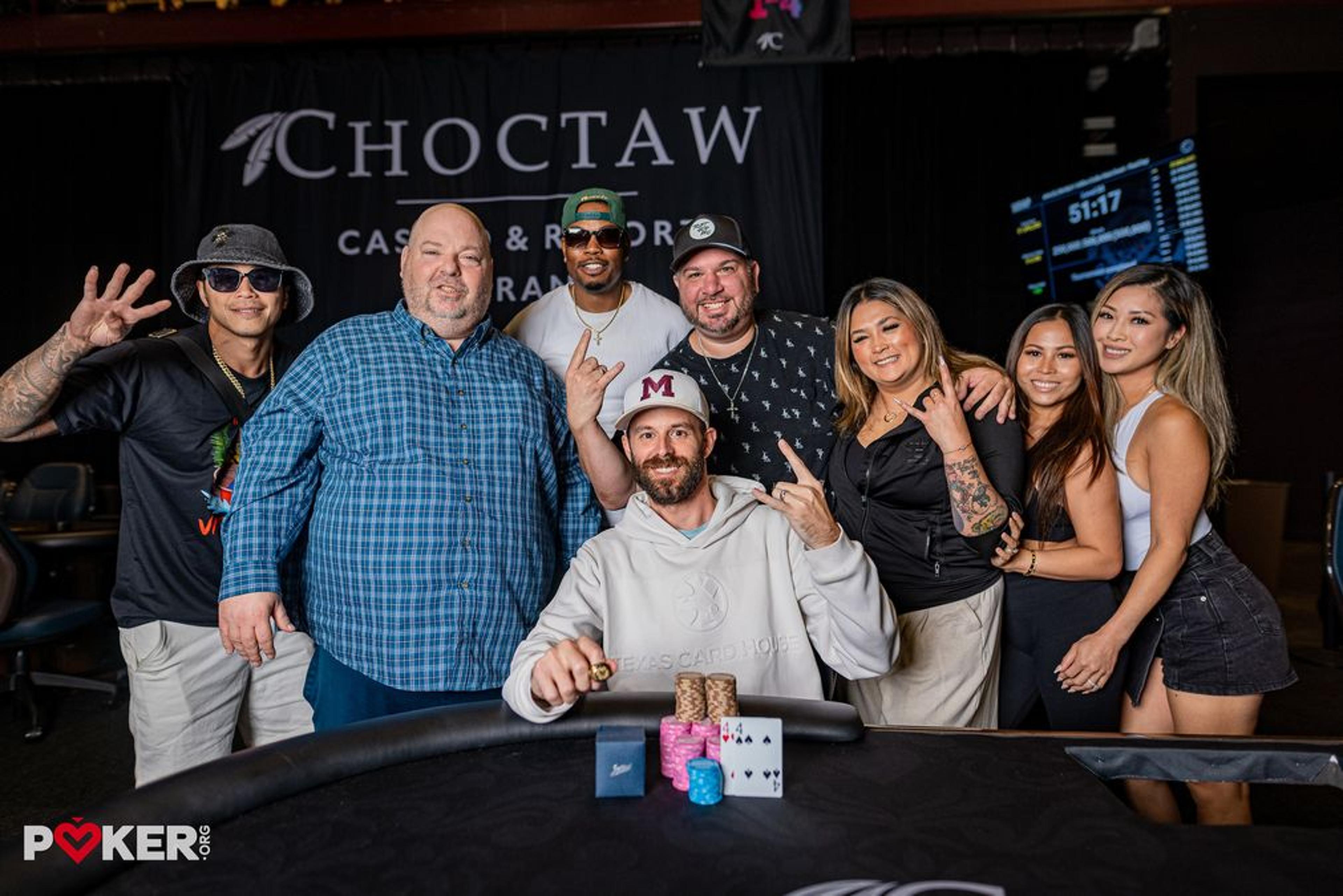 Carson Wieland Wins First WSOP Circuit Ring at Choctaw