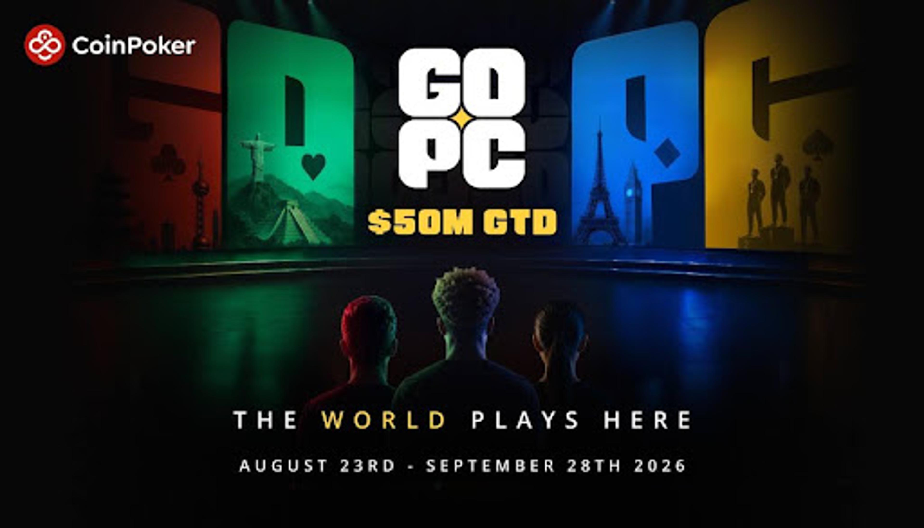 CoinPoker Launches $50M Global Poker Championship