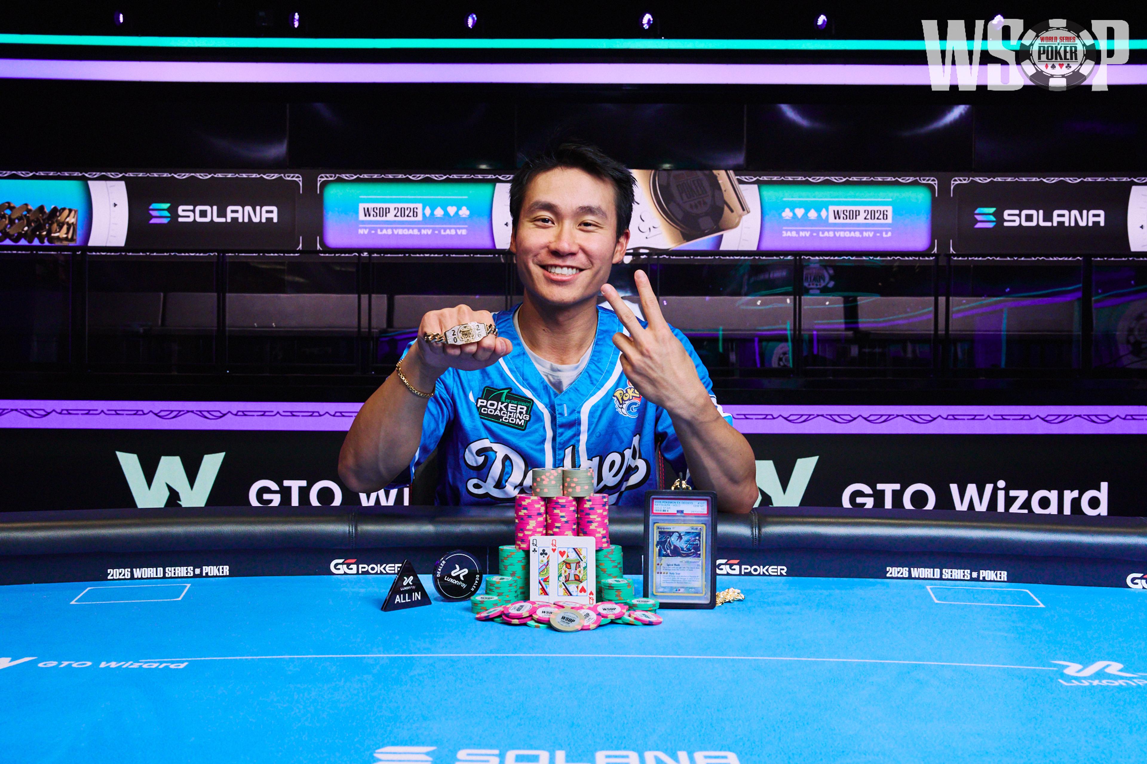 Rampage Yau Wins Second WSOP Bracelet at $5,300 Six-Max
