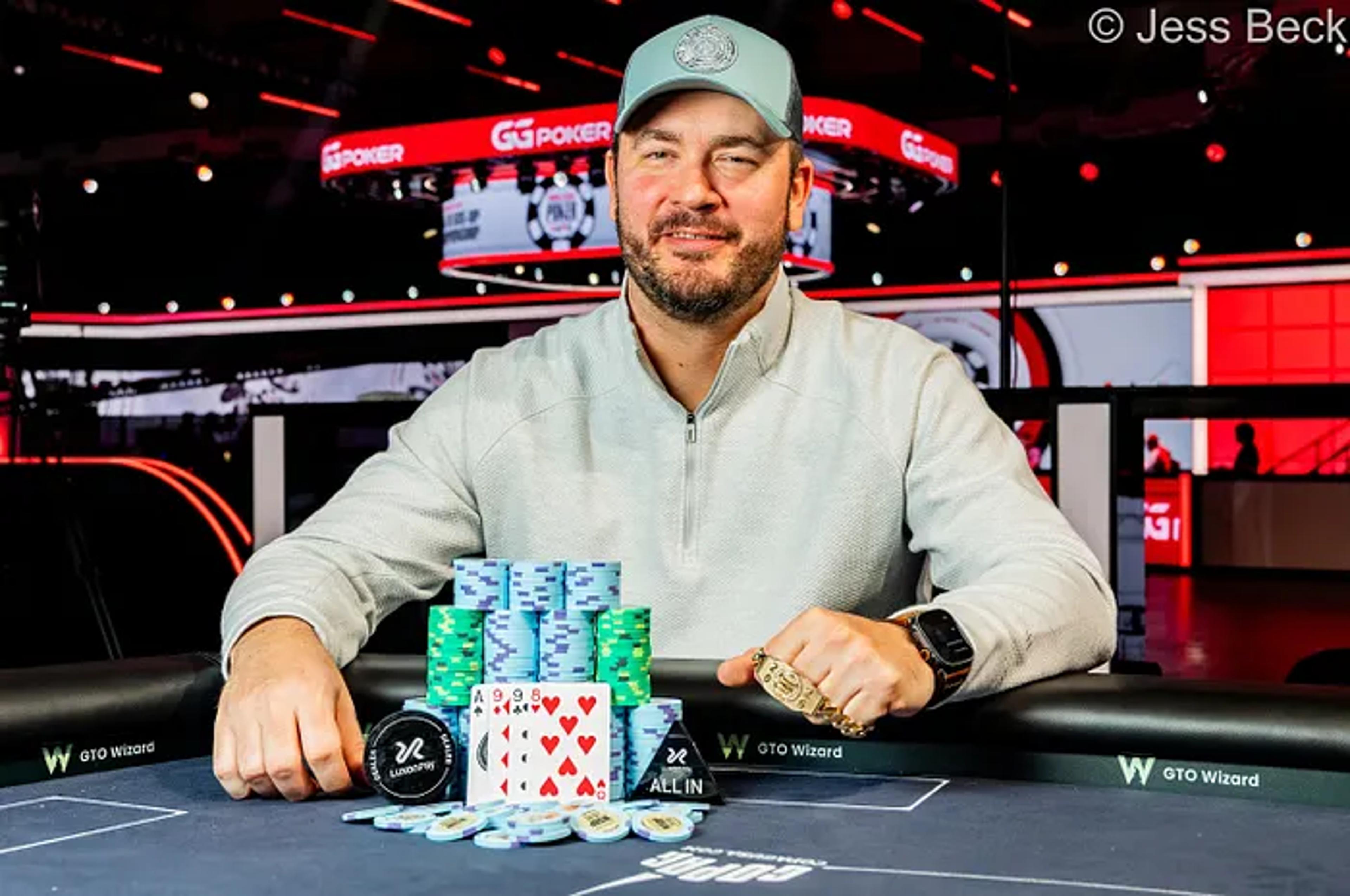 Jason Daly Wins Third WSOP Bracelet in Omaha Hi-Lo