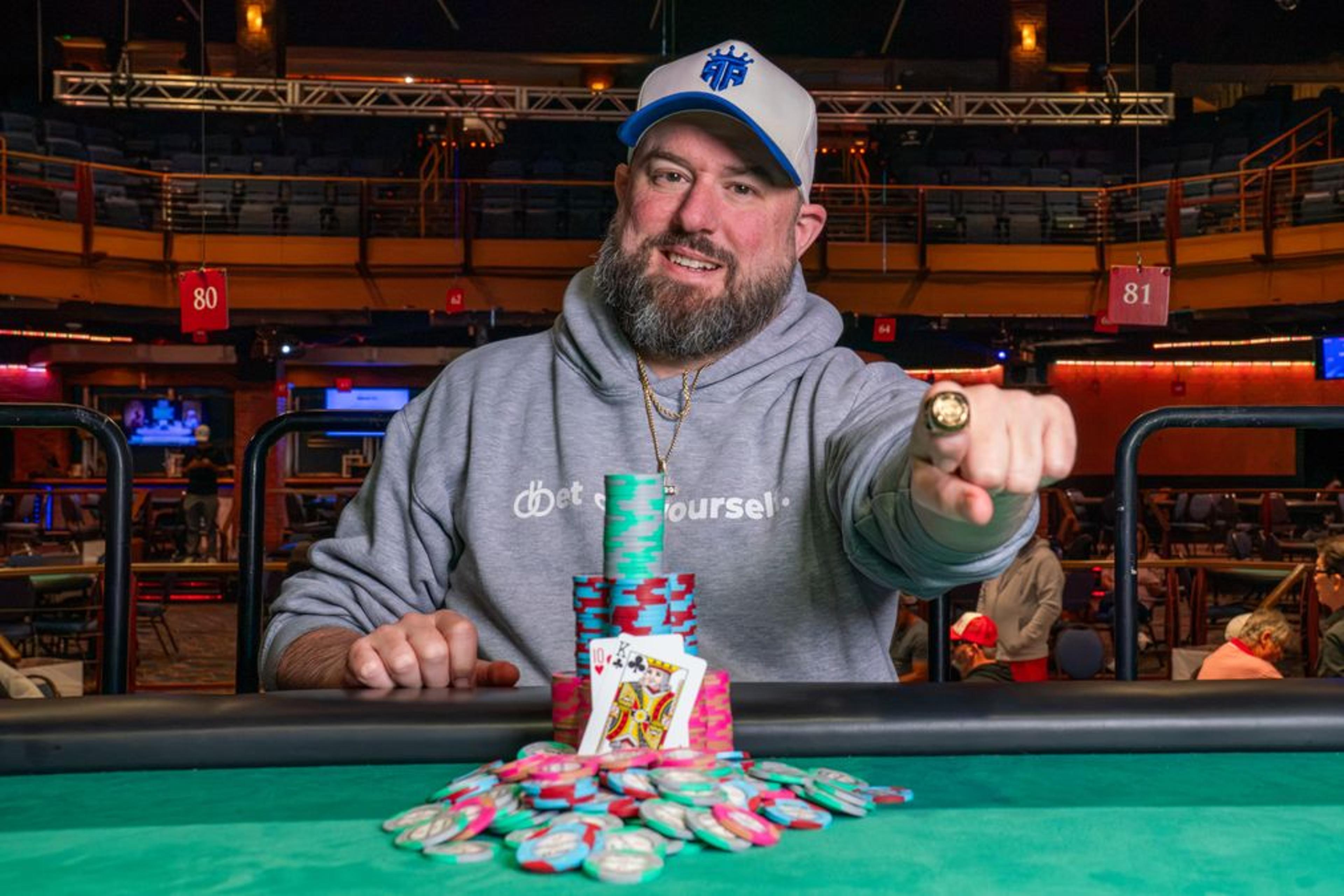 Matt Higgins Wins 10th WSOPC Ring at Tunica Main Event
