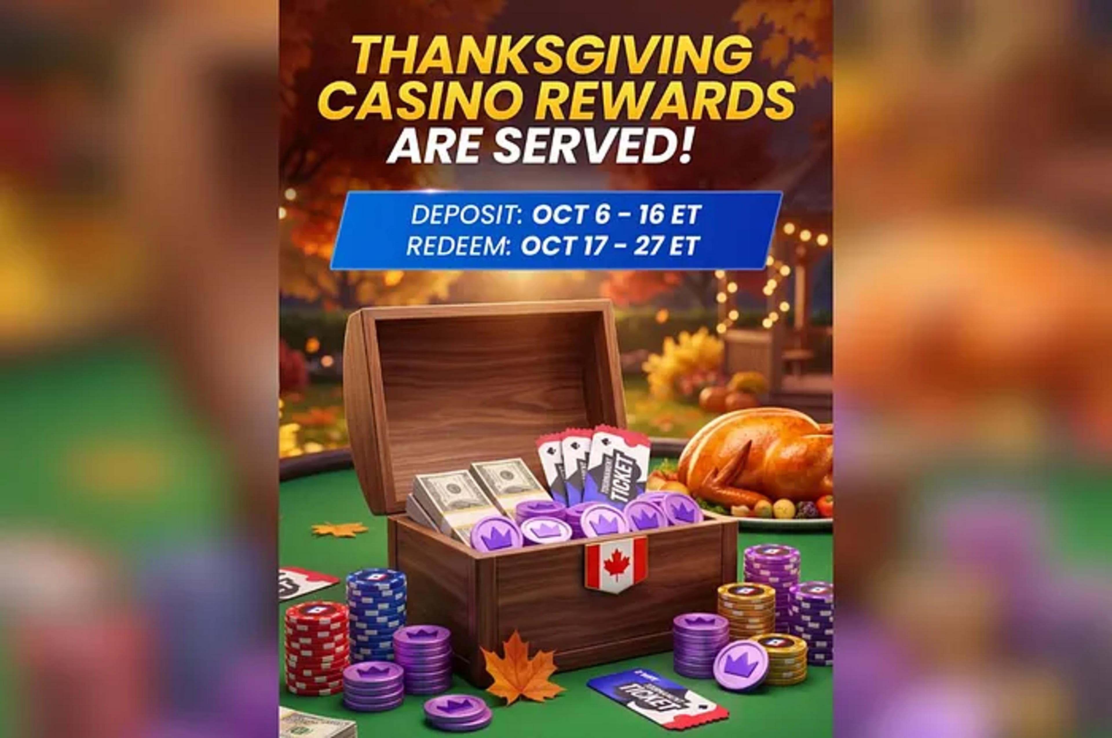 WPT Global Runs $5K Freeroll for Canada Thanksgiving